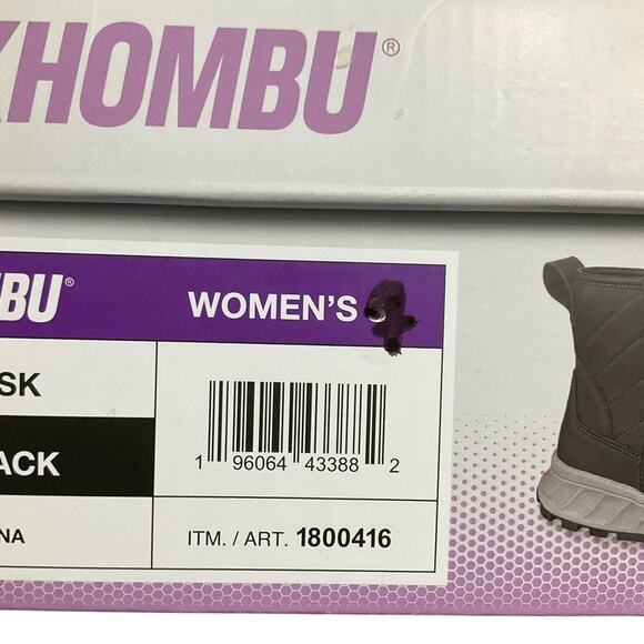 Khombu Women's Boot Sneakers Black Size 7 NIB - Picture 7 of 7